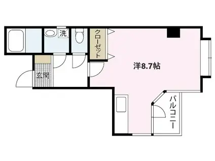SEIWA BLD(ワンルーム/4階)の間取り写真