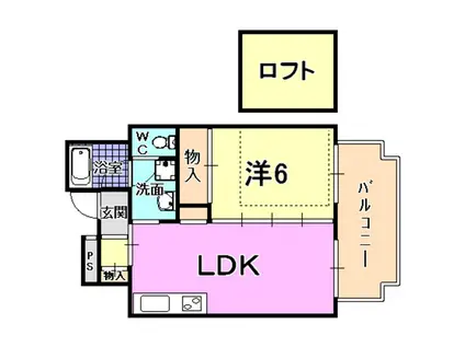 モン・ヴィラージュ本山(1LDK/4階)の間取り写真