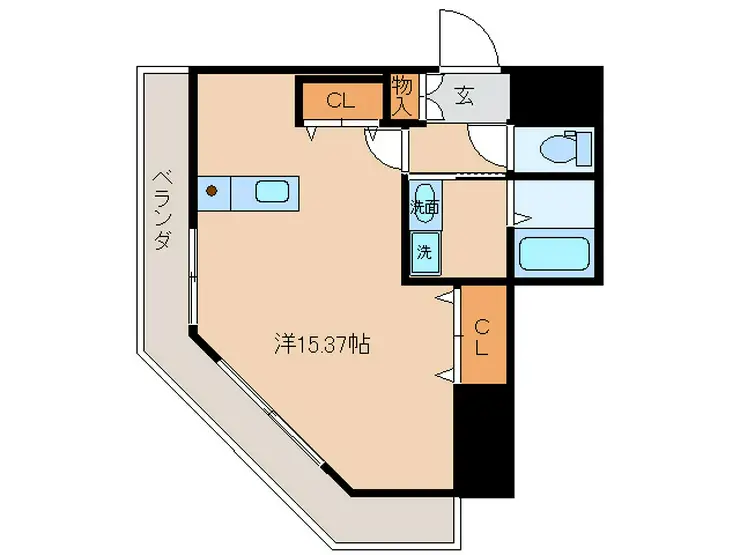 South450 8階階 間取り