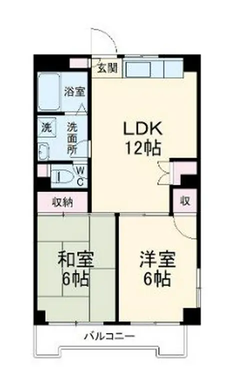 チェリーコート岡野 3階階 間取り