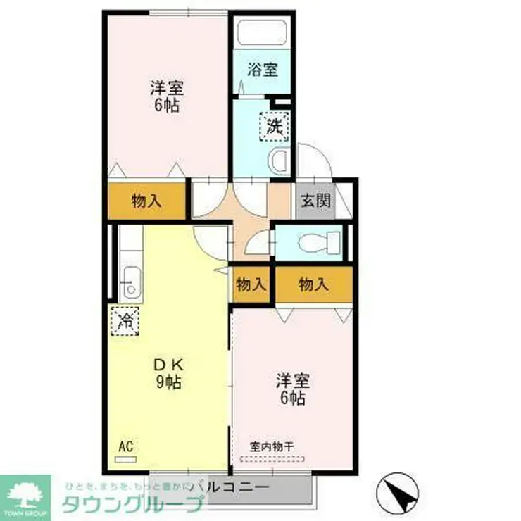 ドエル59 2階階 間取り