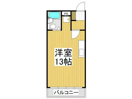 シェトワ上郷(ワンルーム/1階)の間取り写真