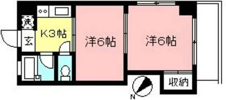 サンストーク 2階階 間取り