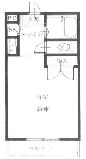 アバンテック(1K/3階)の間取り写真
