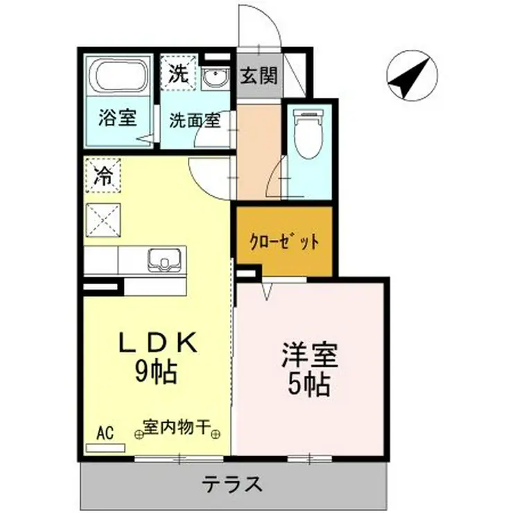 エスポワール 1階階 間取り