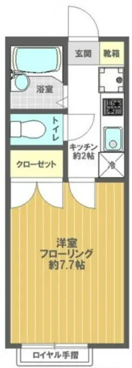 クレセールK 1階階 間取り