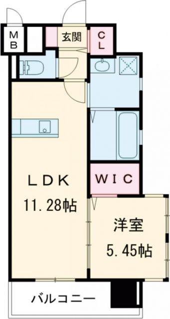 LEGEND157(1LDK/2階)の間取り写真