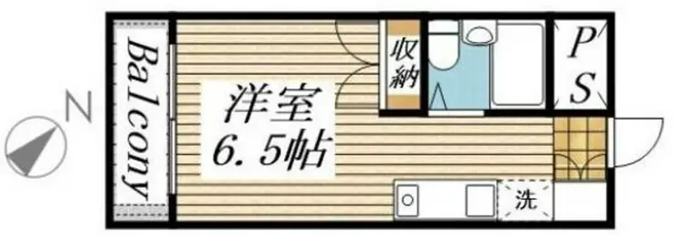 スカイコート戸越銀座 8階階 間取り