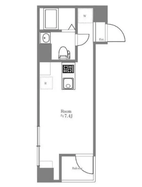 クリオ入谷壱番館 3階階 間取り