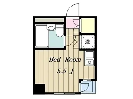 朝日プラザ南橋本(1K/3階)の間取り写真