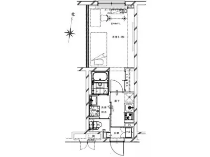 リアルワン要町(1K/3階)の間取り写真