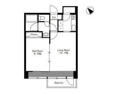 ステラガーデン(1LDK/5階)の間取り写真