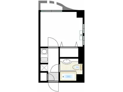 メディアコンプレックスビル(1K/3階)の間取り写真