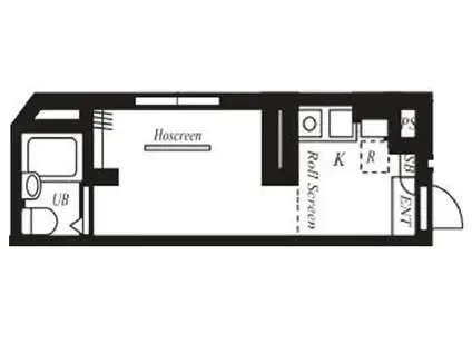 PLATINUM FORME NISHISUGAMO(ワンルーム/1階)の間取り写真
