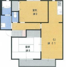 ファミーユサイトウ(2LDK/2階)の間取り写真