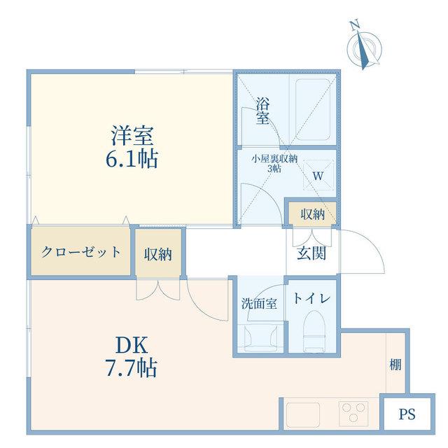 COCOL.POINT(1DK/2階)の間取り写真