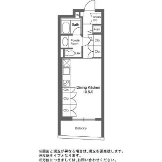 ストーリア神宮前 部屋番号0313(ワンルーム/3階)の間取り写真