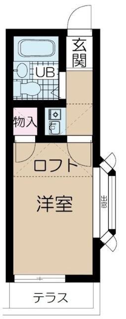 カーサ瀬谷(1K/1階)の間取り写真