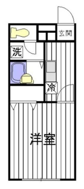 アムール琴(1K/1階)の間取り写真