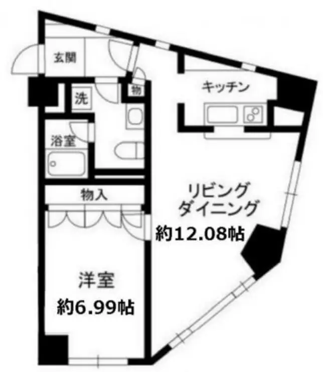 麻布十番ハイツ 2階階 間取り