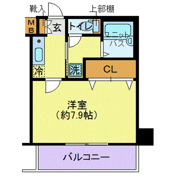 プレール・ドゥーク用賀 5階階 間取り