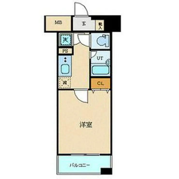 パレステュディオ池袋駅前 7階階 間取り