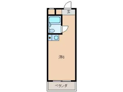 プルミエールメゾン太田(ワンルーム/4階)の間取り写真