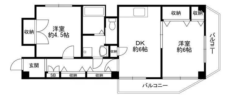 グランドゥール池田 3階階 間取り
