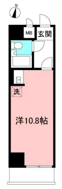サンマリーナ新子安 8階階 間取り