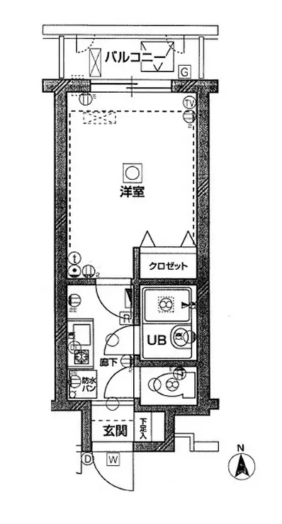 メインステージ三軒茶屋 9階階 間取り