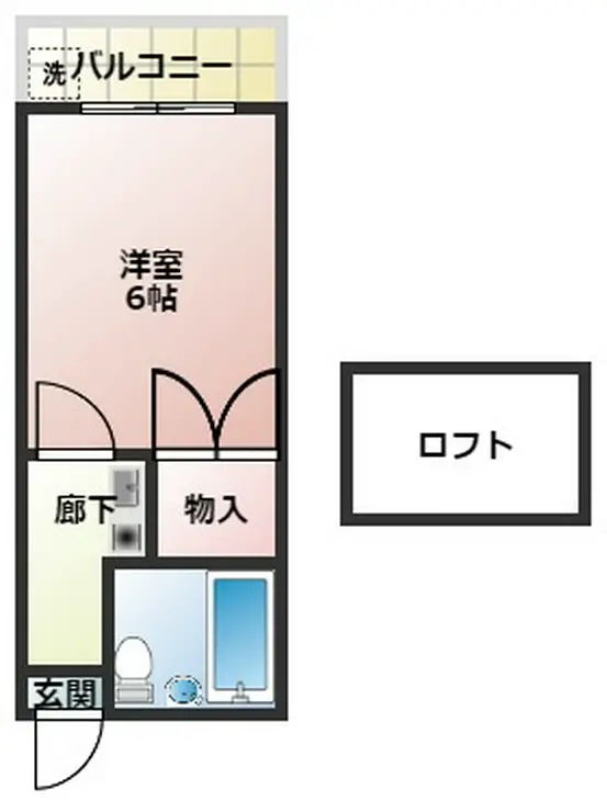 プロシード浦賀丘 1階階 間取り