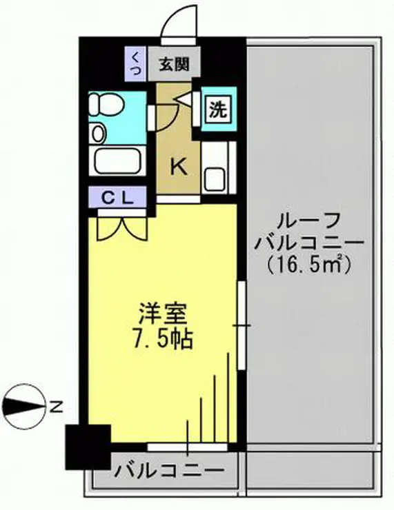 グローリア初穂東糀谷 3階階 間取り
