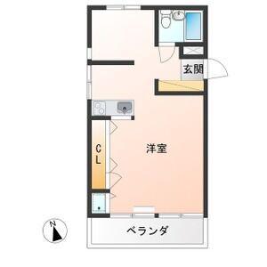 サマリヤマンション(ワンルーム/7階)の間取り写真