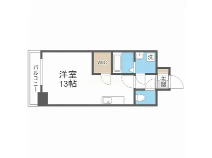 PHOENIX難波イースト(ワンルーム/6階)の間取り写真