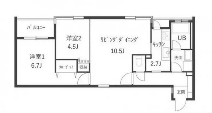 カブラキィノ 3階階 間取り