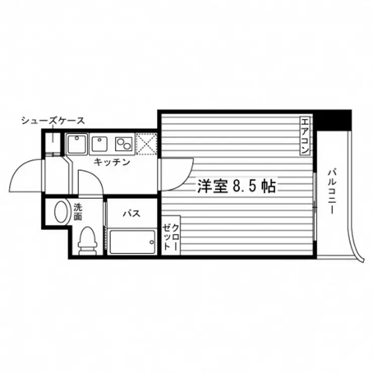 ワイズコート 3階階 間取り