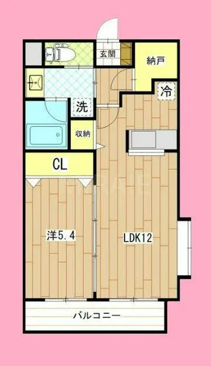 カーサソレアード 5階階 間取り