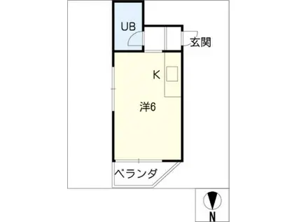 ノーブル千種(1K/5階)の間取り写真