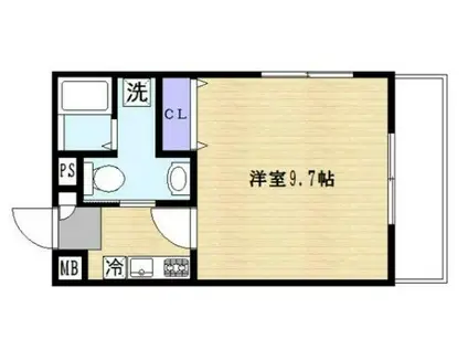 ラヴィエント押上ST(1K/2階)の間取り写真