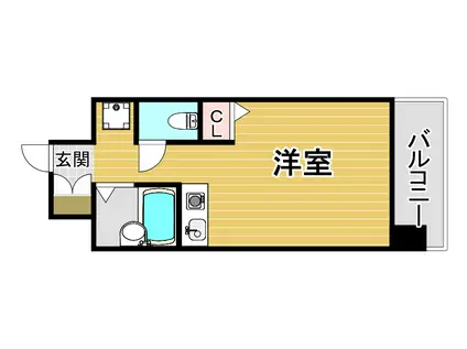 L-FLORA此花(ワンルーム/2階)の間取り写真