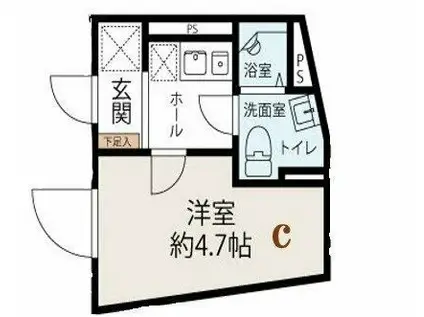 AXIA TOKIWADAI(ワンルーム/2階)の間取り写真