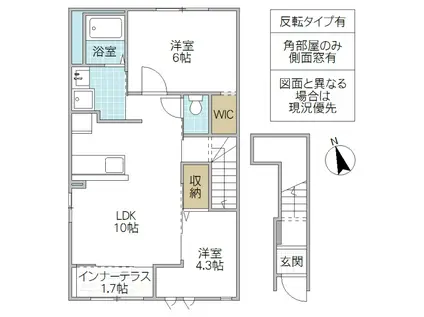 FK II(2LDK/2階)の間取り写真