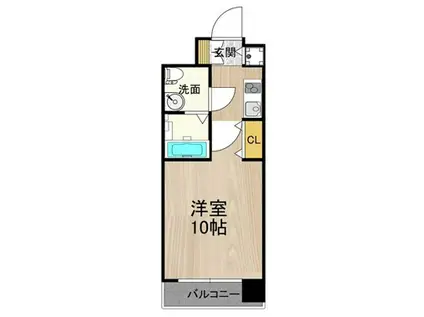 PHOENIX難波イースト(1K/8階)の間取り写真