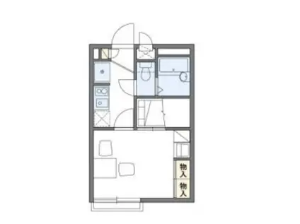 レオパレスノースヒル(1K/2階)の間取り写真