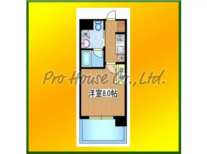 SAKURACOCORO(1K/4階)の間取り写真