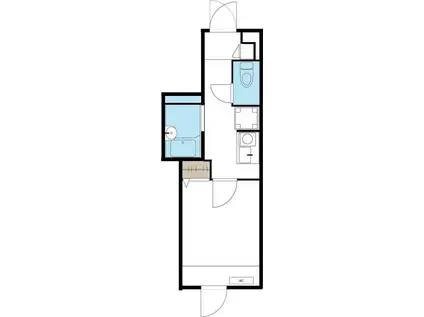 リブリ・K&M(1K/1階)の間取り写真