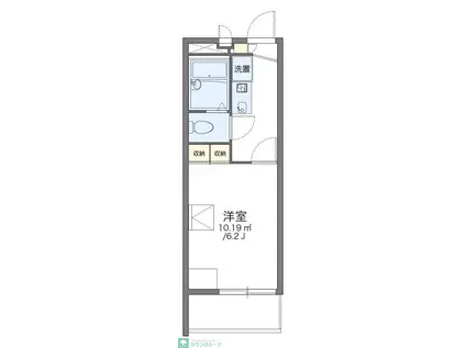 レオパレスサンハイムIII(1K/3階)の間取り写真