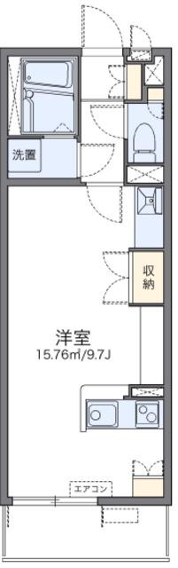 レオネクストフィオーレ(ワンルーム/2階)の間取り写真