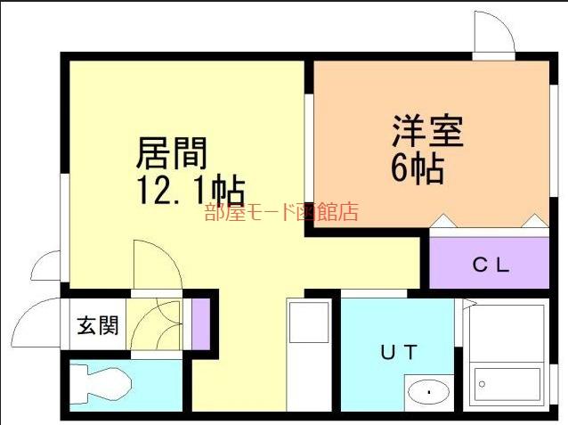 アールズII(1LDK/2階)の間取り写真