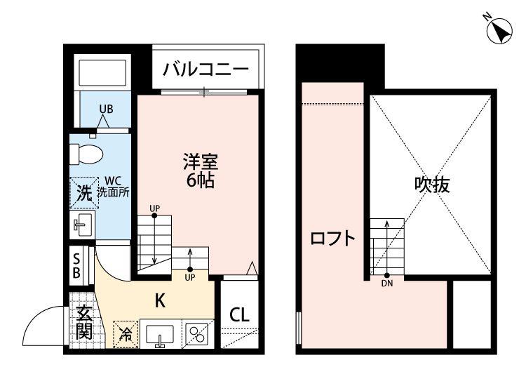 SOLA CASA QUATTUOR(ワンルーム/1階)の間取り写真